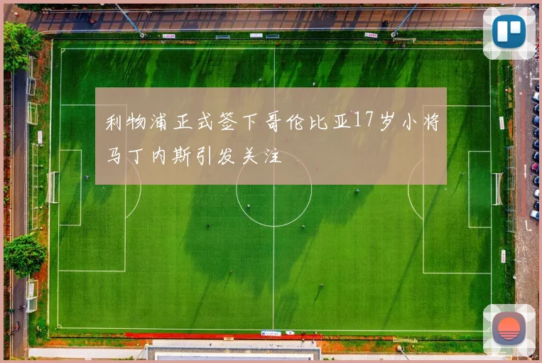 利物浦正式签下哥伦比亚17岁小将马丁内斯引发关注